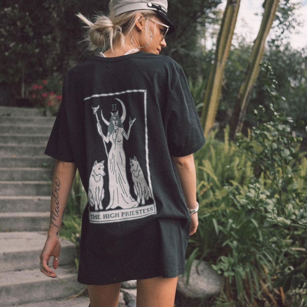 Hell Babes Tarot High Priestess Tee